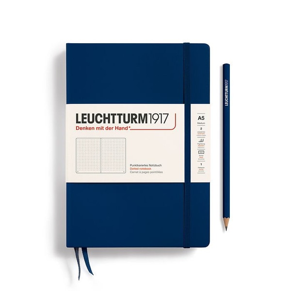 Leuchtturm 1917 Navy Dotted